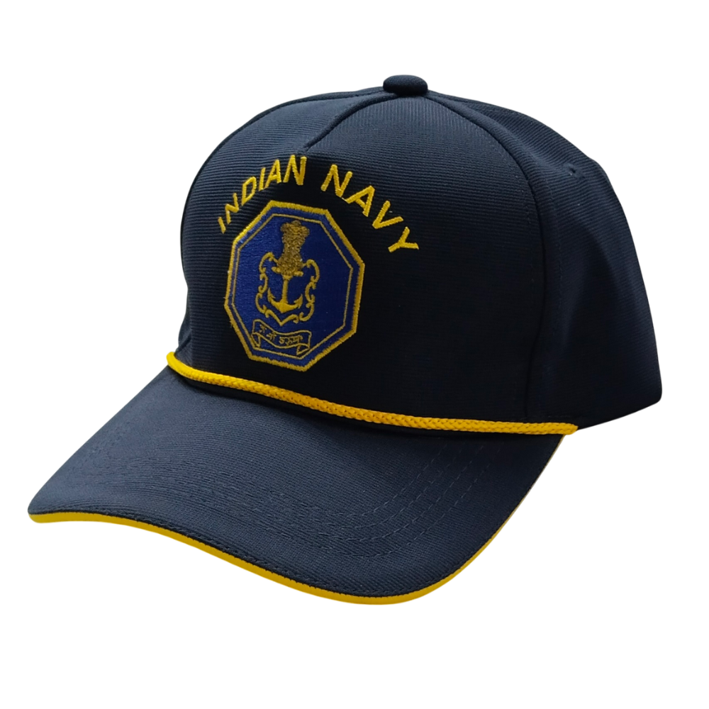 navy logo cap w/o braied