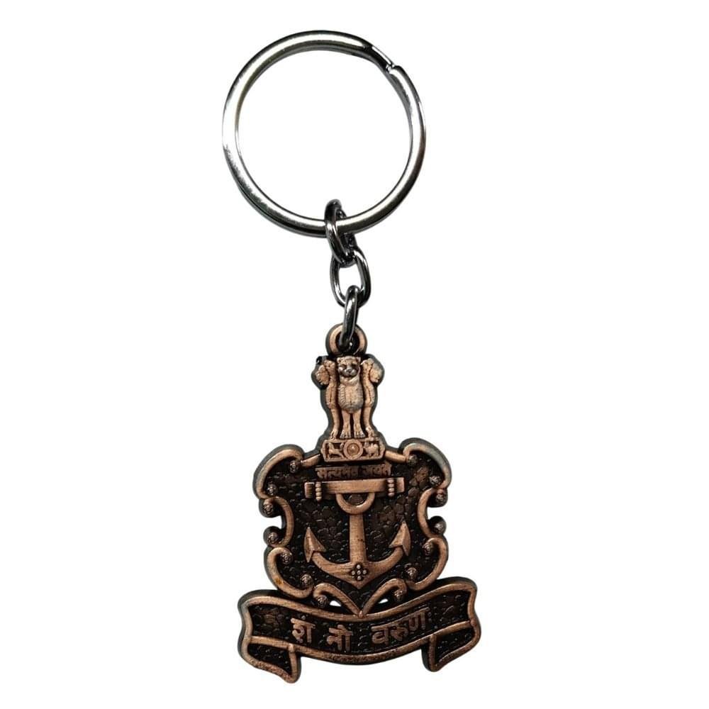 navy key chain metal #3 set