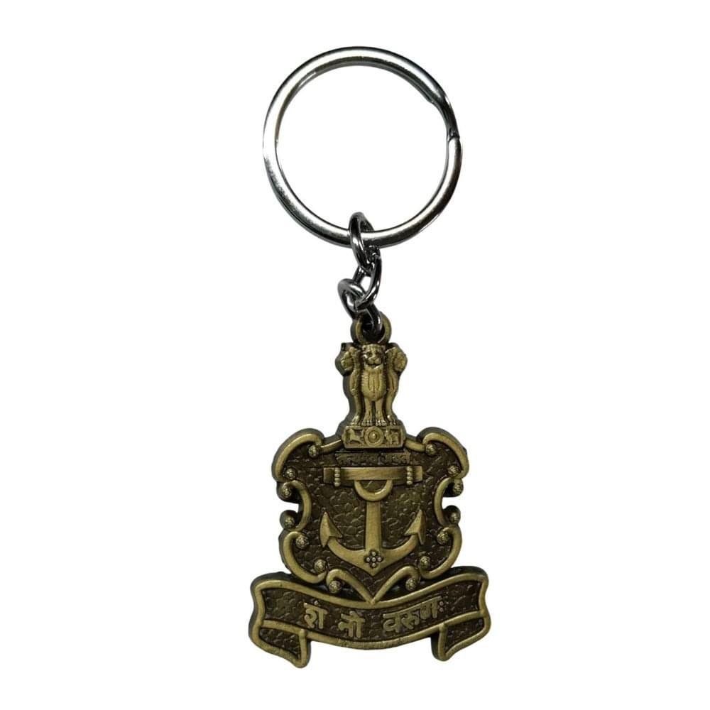 navy key chain metal #3 set