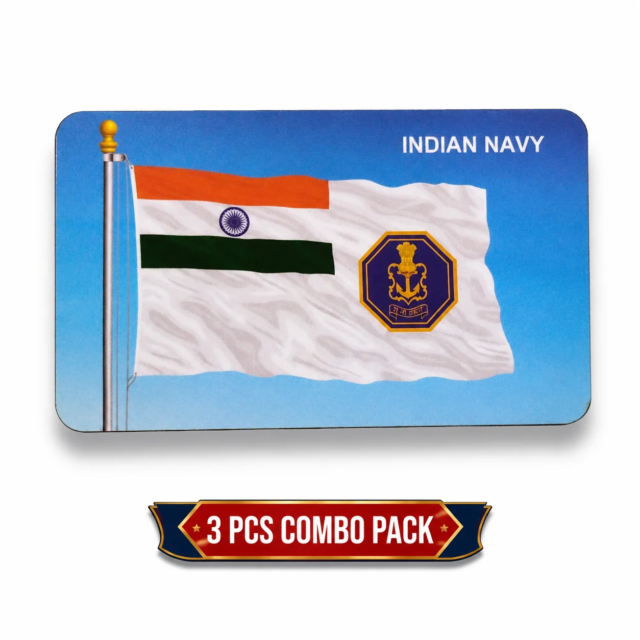 Indian Navy Flag Flexible Fridge Magnet